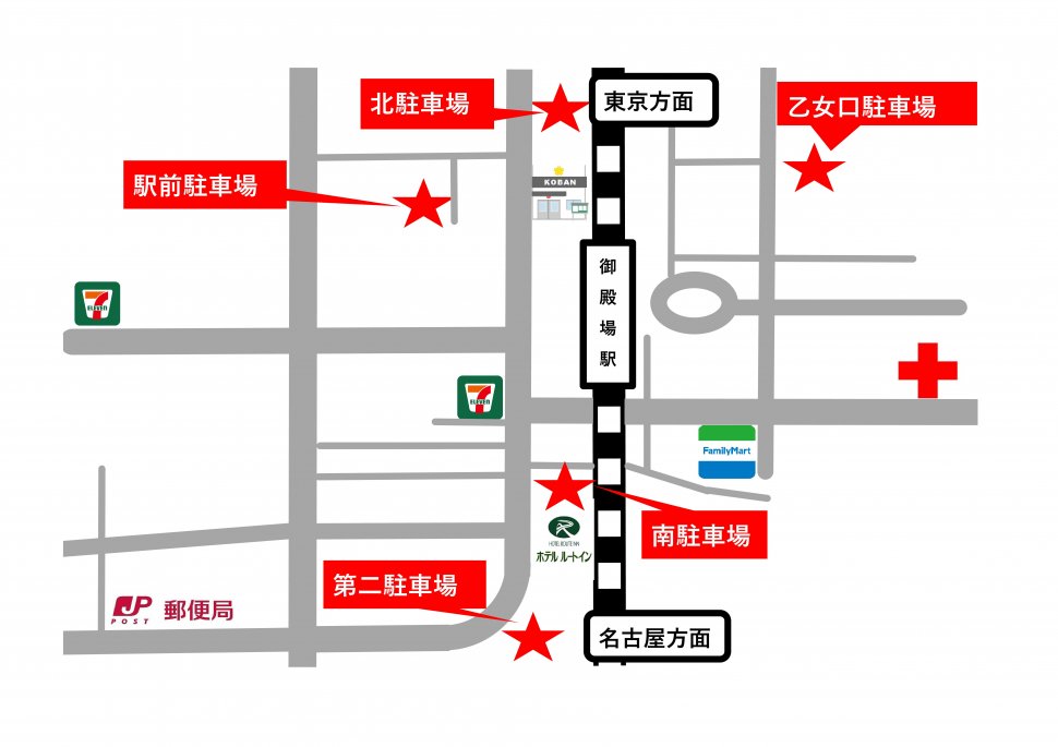 駐車場位置map